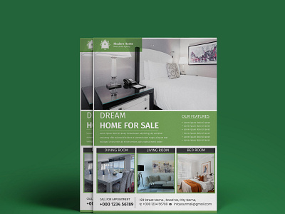 Real Estate Flyer Design branding commercial real estate corporate flyer estate agents graphic design home homes for rent homes for sale houses for rent houses for sale illustration land for sale property property for sale real estate agent realtor template vector