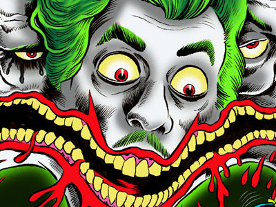 Hispanicpage1 comic illustration joker royal flush magazine