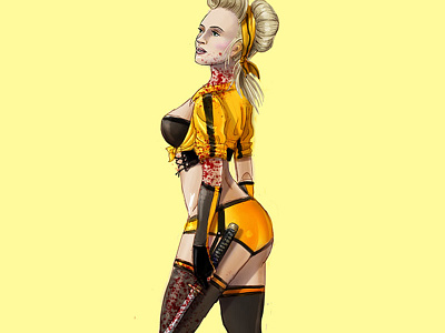 Kill Bill Pin Up beatrix kiddo killbill pinup