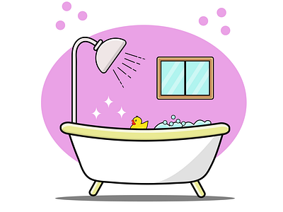 bath illustration