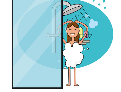 shower illustration