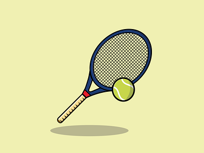 TENNIS design illustration illustrator logo vector