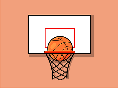 Basketbal design icon illustration illustrator logo vector