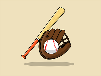 Baseball design illustration illustrator logo vector
