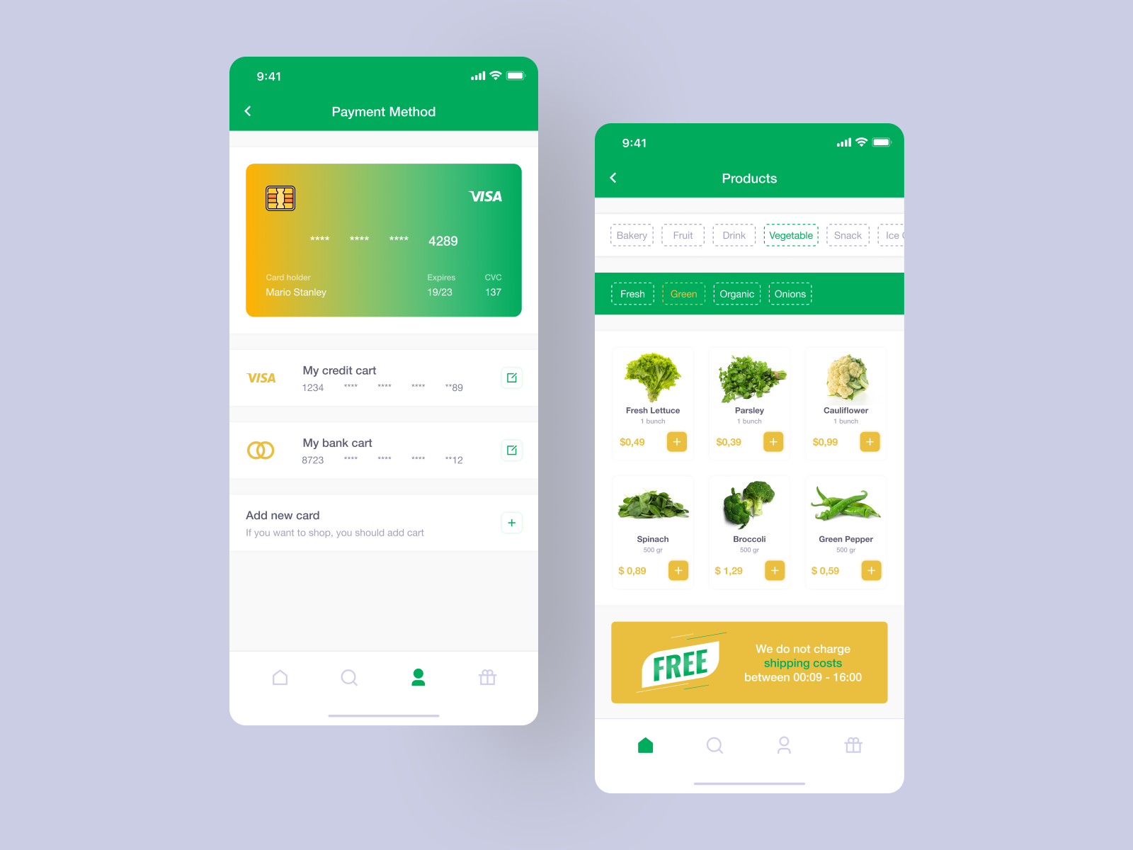 Food Delivery App by Caglar Cebeci on Dribbble