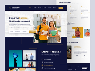 University Landing Page