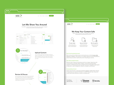 ContentWeb Tour & Security agency launchpad lab marketing mockups website