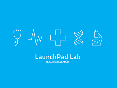 LPL Health & Research Logo Ideas agency branding health healthcare icons in progress launchpad lab line logo minimal process wip