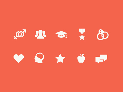 Catharsis Blog Icons blog categories icon set icons launchpad lab minimal