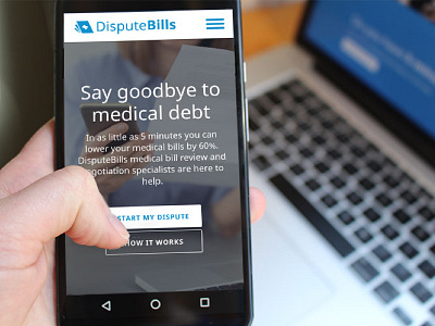 Dispute Bills Homepage Context Shot app billing context shot dispute bills health homepage launchpad lab mobile photo web