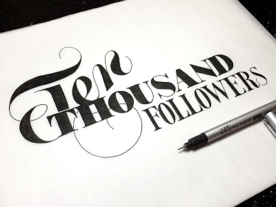 Ligature Collective 10K handlettering handtype lettering ligature10k ligaturecollective type