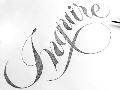 Inquire handlettering handtype lettering script type typography