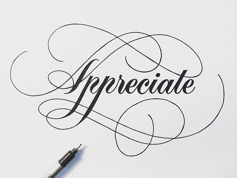 Appreciate by Mike Burroughs on Dribbble