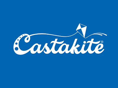 Castakite Logo branding chicagoscript kite lettering logo logotype script vector