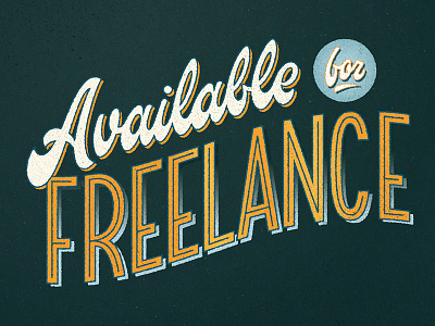 Available for Freelance! available branding craft beer custom lettering design freelance lettering logo logotype
