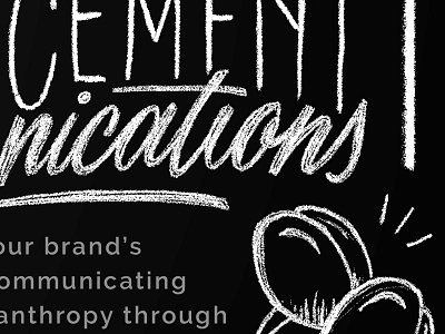 WIP Chalkboard Promo business chalk chalkboard chalktype coffee lettering menu promo type