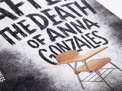 After The Death Details aggressive book cover death design hand lettering suicide type