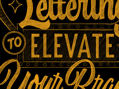 Homepage Lettering lettering retro script sketch type wip