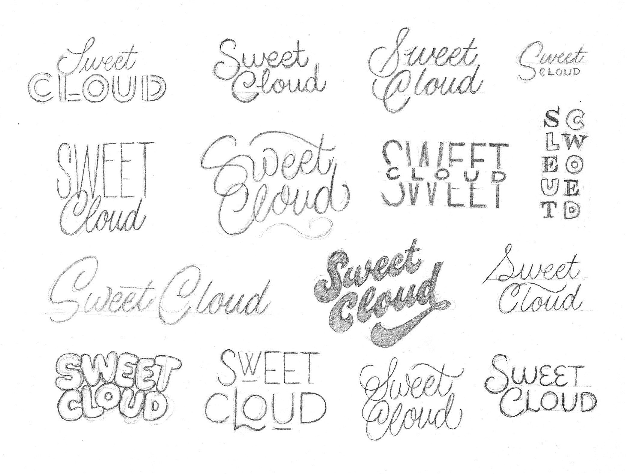 Sweet Cloud Ice Cream Sketches by Mike Burroughs on Dribbble