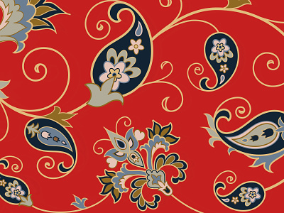 Paisley Pattern illustration ornament paisley pattern vintage