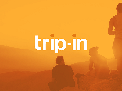 Trip-in - Logo app branding trip ui ux