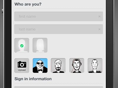 iPhone app registration