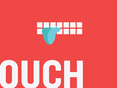 OUCH illustration typography
