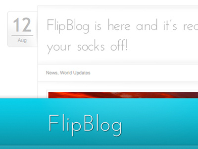FlipBlog blog template theme theme forest website wordpress