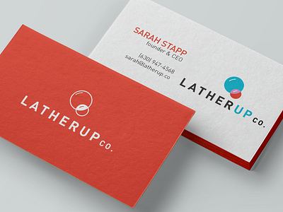 LatherUp Identity and Card branding business cards businesscard illustration logo