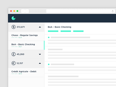 World Funds bank checking clean flat funds icon money savings ui ux web