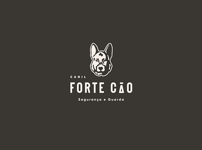 Forte Cão | Kennel art branding design dog dog logo german shepherd icon illustration illustrator kennel logo vector