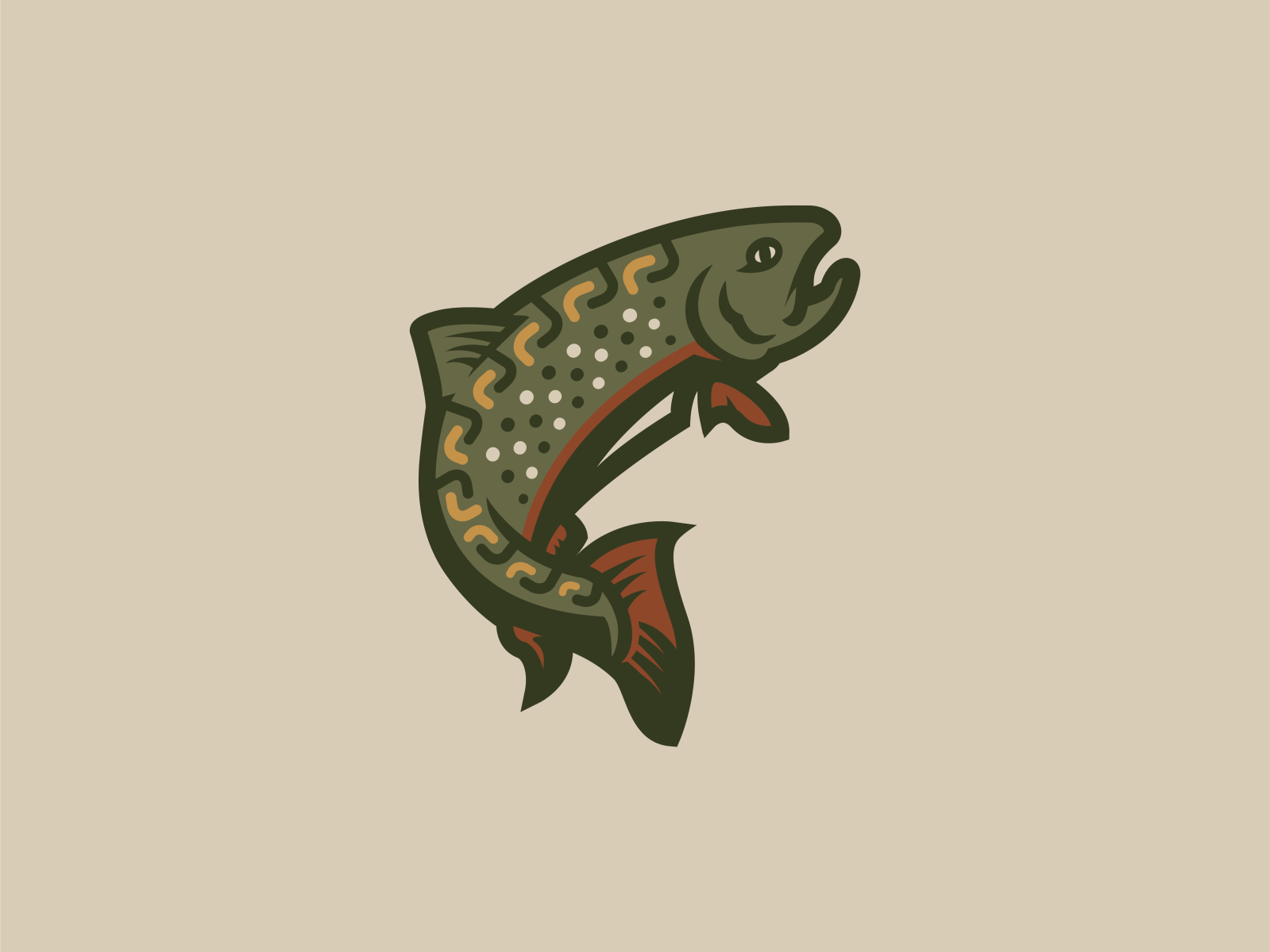 Brook Trout designs, themes, templates and downloadable graphic