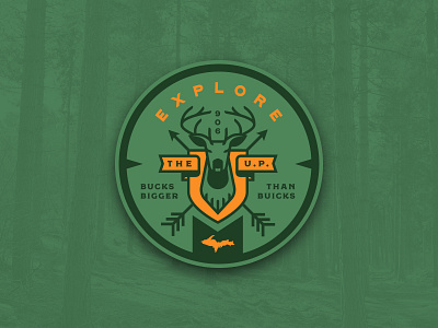 Explore the U.P. sticker