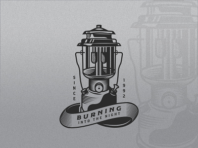 lantern badge banner freelance illustration lantern michigan vector