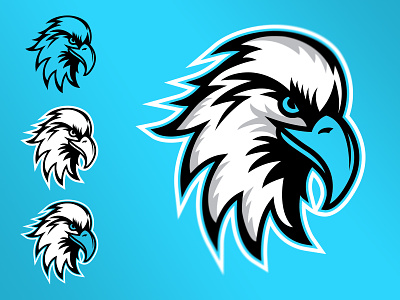 Eagle 4_color athletic athletics brand eagle illustration logo sports sports logo vector