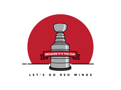 Let's Go Red Wings 25 hockey playoffs red wings stanley stanley cup