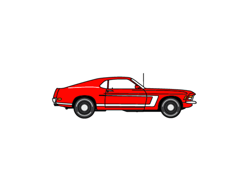 69 Mustang motion (WIP) animation illustration motion mustang wip