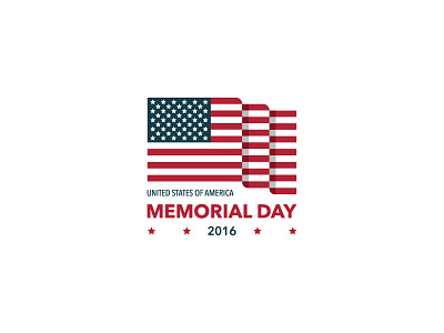 Thank you! america flag illustration memorial day united states usa