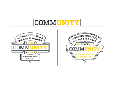 CommUnity Campaign badge campaign community illustration unity