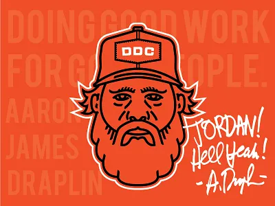 Draplin aaron draplin draplin illustration michigan mockup poster