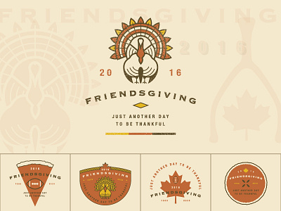 Friendsgiving badge friendsgiving illustration line patch pie thanksgiving turkey