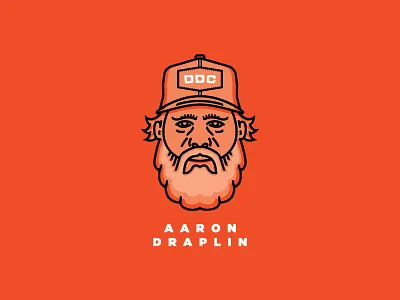 Draplin tonight aaron draplin ddc draplin illustration line offset sticker vector