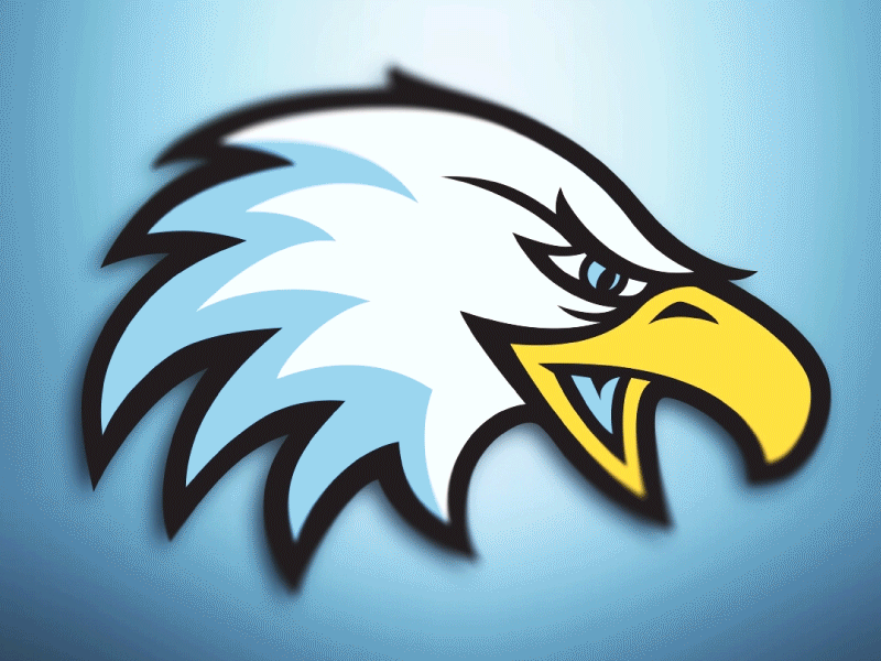 Alma Mater Logo Reconstruction athletic athletic logo brand eagle grand rapids high school illustration logo mark michigan sports sports logo