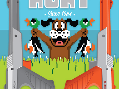 Culture of Cult | Duck Hunt 8bit dog duck duckhunt game hunt illustration poster show