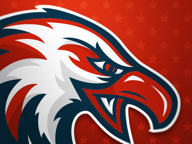 War Eagle america athletic logo eagle illustration sports united states usa