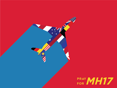 MH17 airplane illustration mh17 tribute