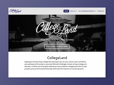 Collegeland responsive web