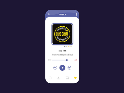 Mobile Radio Concept | UI UX