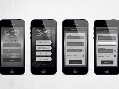 Train Ticket App Design