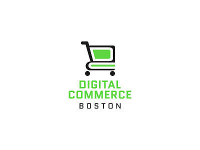 Digitial Commerce Logo ecommerce event logo negativespace